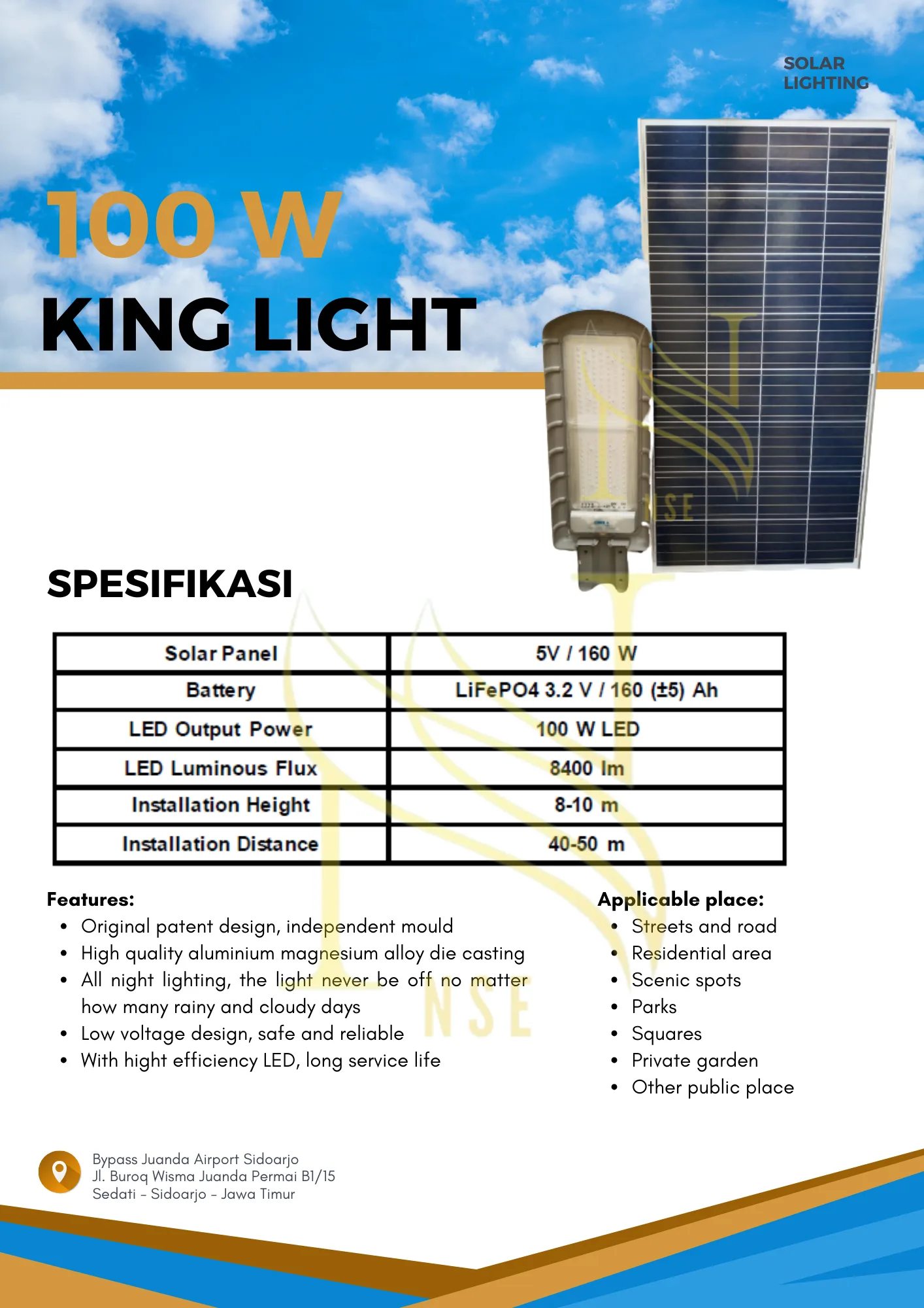 King Light 40W, 60W, 80W, 100W Gallery 5