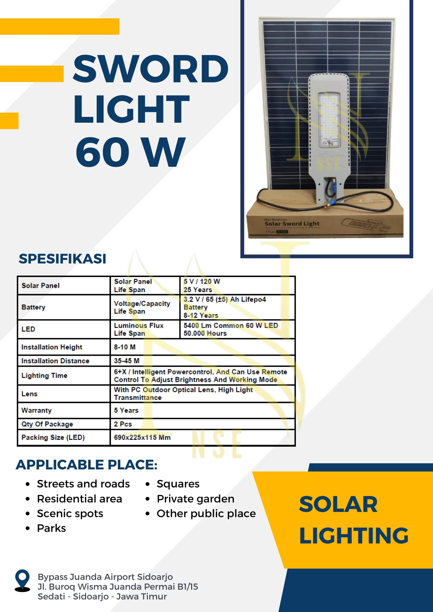 Sword light 60W