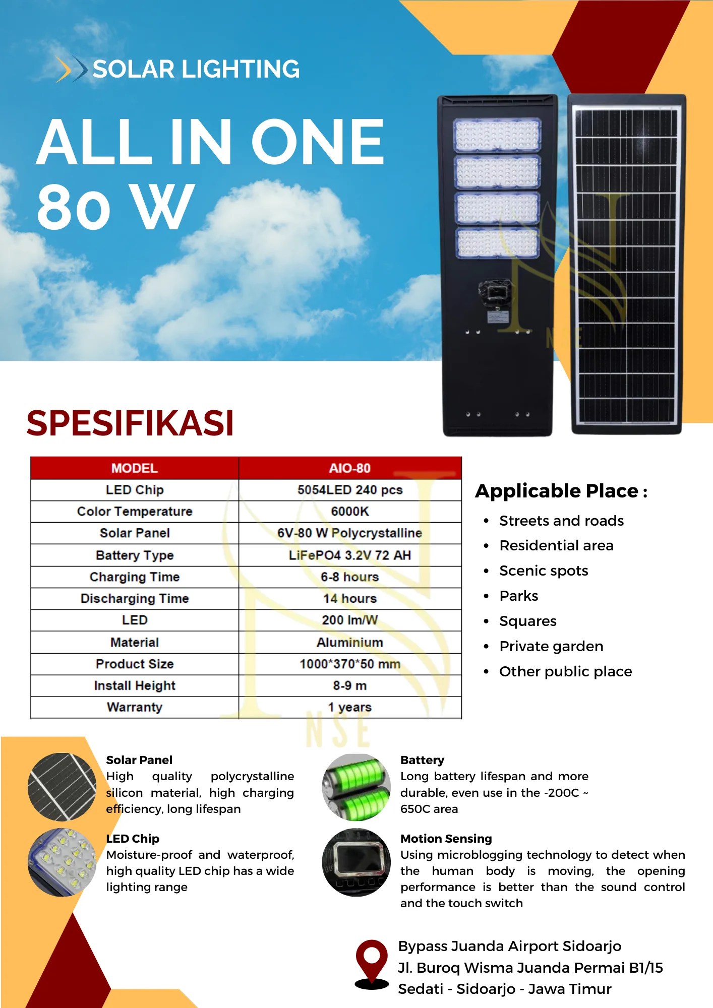 All In One Black Series 80W, 100W, 120W, 150W