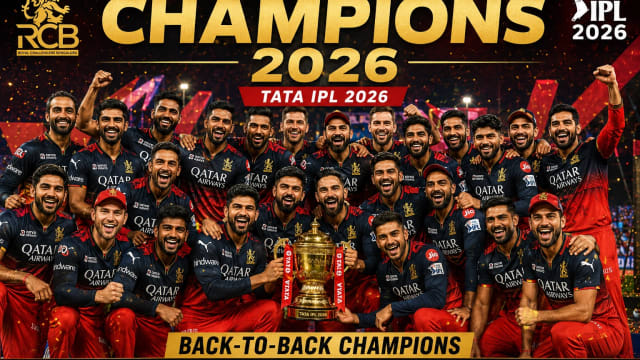 🏆 IPL 2026 FINAL: RCB CREATE HISTORY!