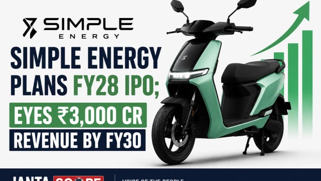 EV Maker Simple Energy Plans FY28 IPO, Targets ₹3,000 Crore Revenue by FY30