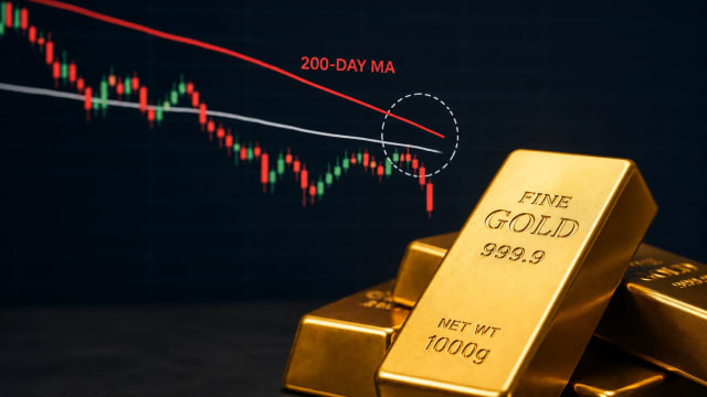 Gold Slips Below 200-Day Moving Average: Bull Market Over or a Fresh Buying Opportunity?