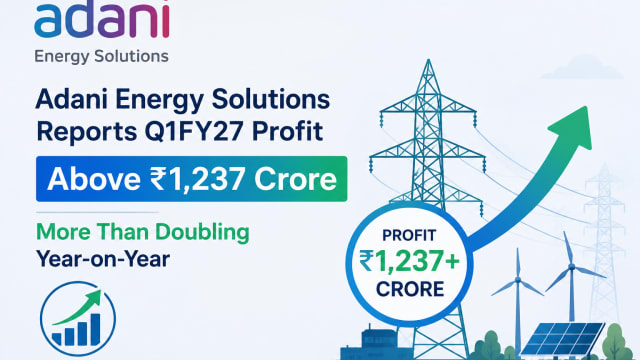 Adani Energy Solutions Delivers Strong Q1FY27 Earnings as Profit Surpasses ₹1,237 Crore