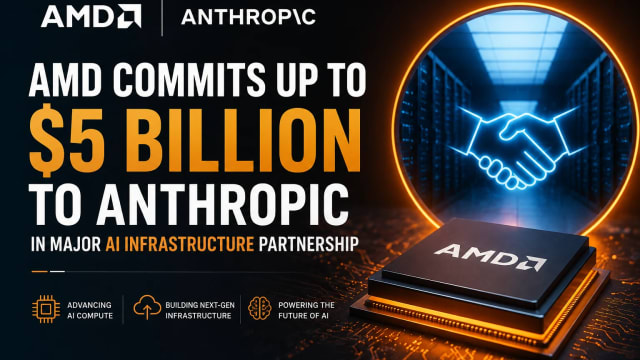 AMD Commits Up to $5 Billion to Anthropic in Major AI Infrastructure Partnership