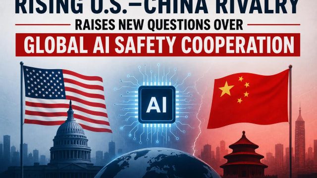 Rising U.S.–China Rivalry Raises New Questions Over Global AI Safety Cooperation