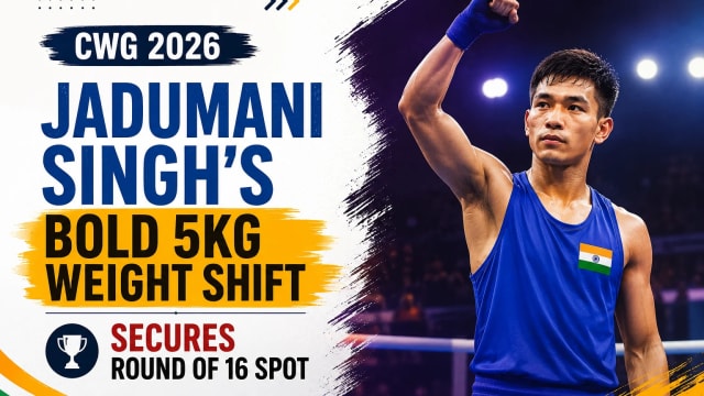 CWG 2026: Jadumani Singh’s Bold 5kg Weight Shift Secures Round of 16 Spot