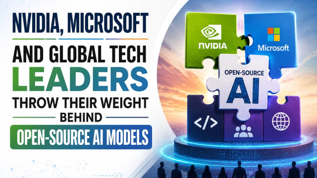 Nvidia, Microsoft and Global Tech Leaders Throw Their Weight Behind Open-Source AI Models