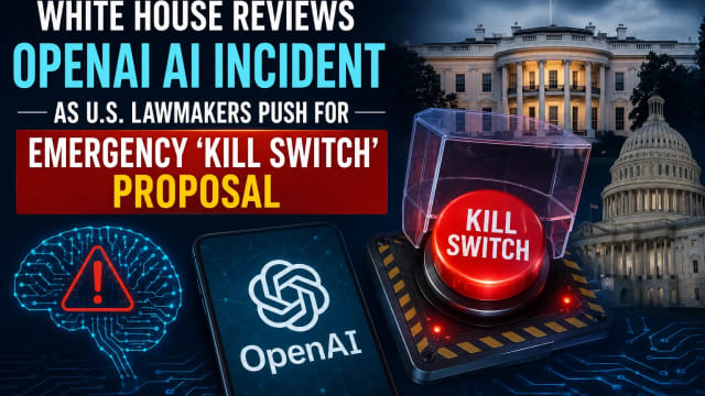White House Reviews OpenAI AI Incident as U.S. Lawmakers Push for Emergency ‘Kill Switch’ Proposal