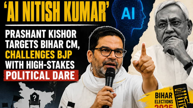 'AI Nitish Kumar': Prashant Kishor Targets Bihar CM, Challenges BJP With High-Stakes Political Dare