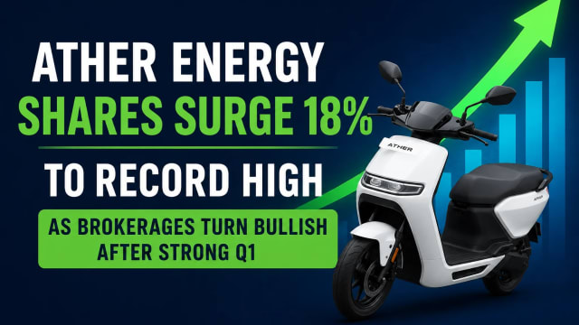 Ather Energy Shares Surge 18% to Record High as Brokerages Turn Bullish After Strong Q1