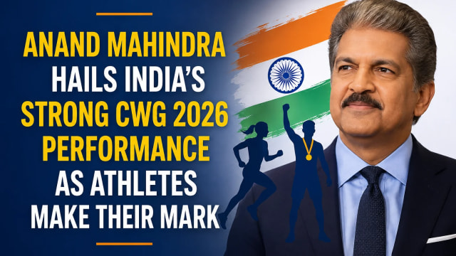 Anand Mahindra Hails India’s Strong CWG 2026 Performance as Athletes Make Their Mark