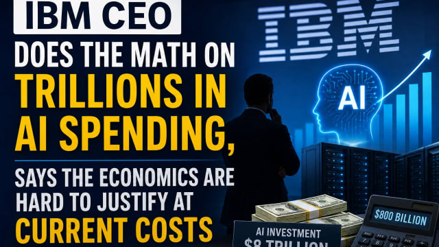 IBM CEO Does the Math on Trillions in AI Spending, Says the Economics Are Hard to Justify at Current Costs