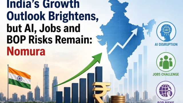 India’s Growth Outlook Brightens, but AI, Jobs and BOP Risks Remain: Nomura