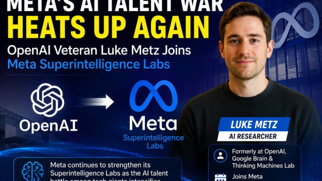 Meta’s AI Talent War Heats Up Again as OpenAI Veteran Luke Metz Makes the Switch