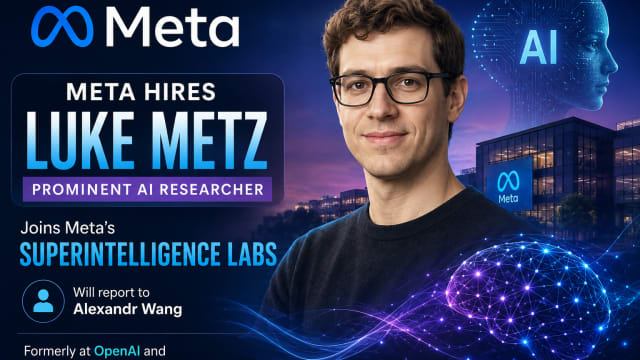 Meta Hires OpenAI Veteran Luke Metz for Superintelligence Labs in Major AI Talent Push