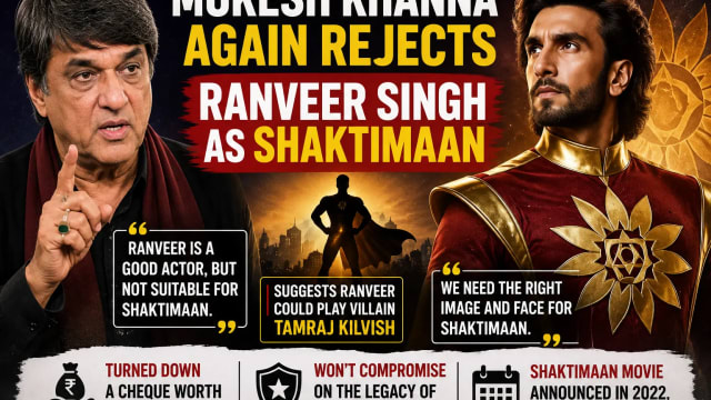Mukesh Khanna Won’t Accept Ranveer Singh as Shaktimaan Even After Crores at Stake — Here’s Why
