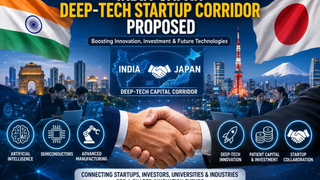 India-Japan Deep-Tech Corridor Proposed: New Gateway for Startup Funding, AI and Advanced Technology
