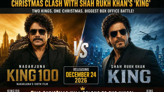 Nagarjuna’s ‘King100’ Locks Christmas 2026 Release, Setting Up Mega Clash With Shah Rukh Khan’s ‘King’