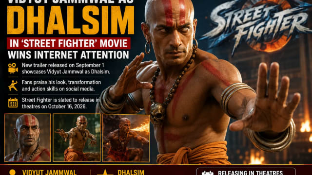 Vidyut Jammwal’s Dhalsim Avatar in ‘Street Fighter’ Grabs Attention as New Trailer Showcases His Action Skills