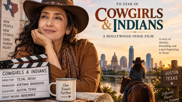 Manisha Koirala Heads to Hollywood With ‘Cowgirls & Indians,’ Texas Shoot Set for November