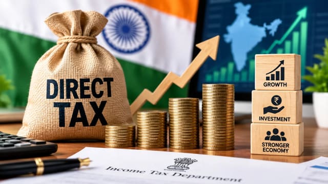 India’s Direct-Tax Collections Jump 13% to ₹12.12 Lakh Crore — What’s Driving the Rise?