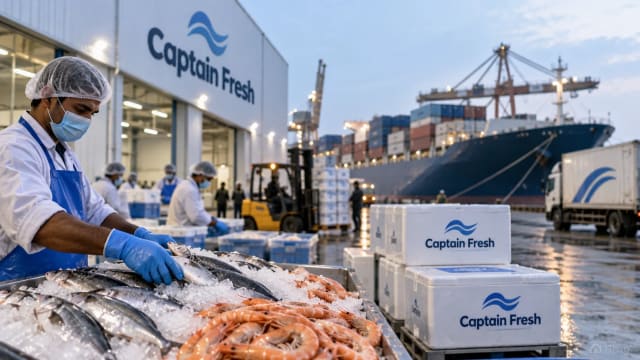 Captain Fresh Revenue Jumps 52% to ₹5,169 Crore in FY26 as Global Seafood Business Expands