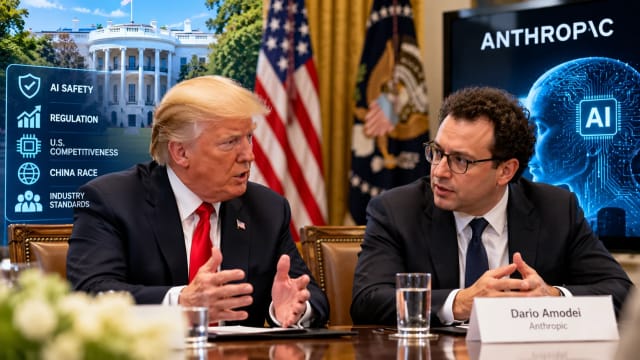 Trump Meets Anthropic CEO Dario Amodei as AI Safety and China Race Take Centre Stage