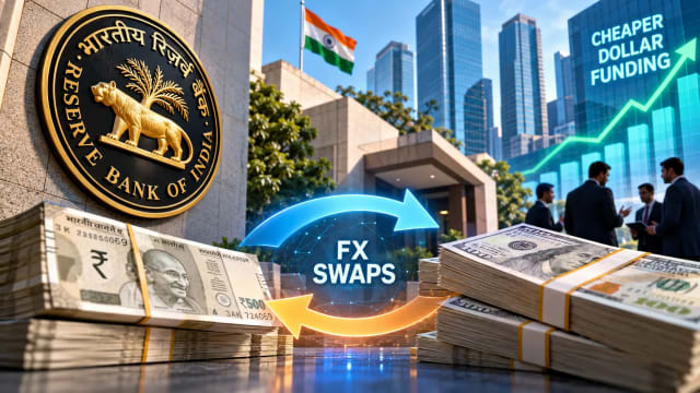 RBI FX Swaps Open Cheaper Dollar Funding Route for Some Indian Companies