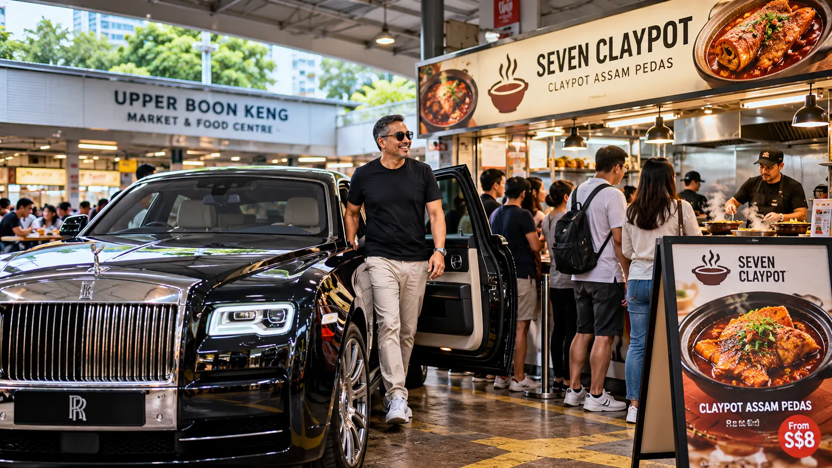Rolls-Royce लेकर Food Stall पहुंचा Hawker, Viral Video के बाद बिक्री दोगुनी होने का दावा