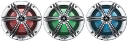 Bocina Coaxial Stinger 6.5 Plateada RGB