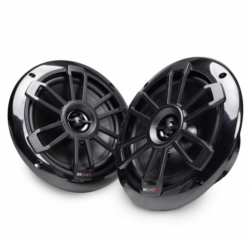 Bocinas Náuticas Slim 6.5" 80W Negras