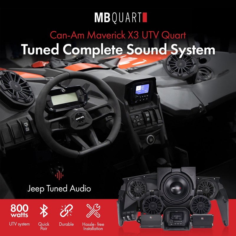 Sistema Audio Stage 5 Can Am Maverick X3