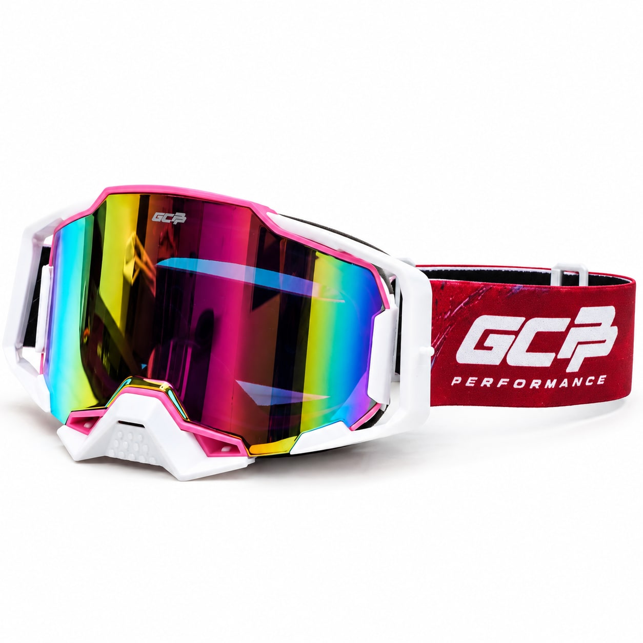 Goggles GCPP Línea Pro · Blanco-Rosa