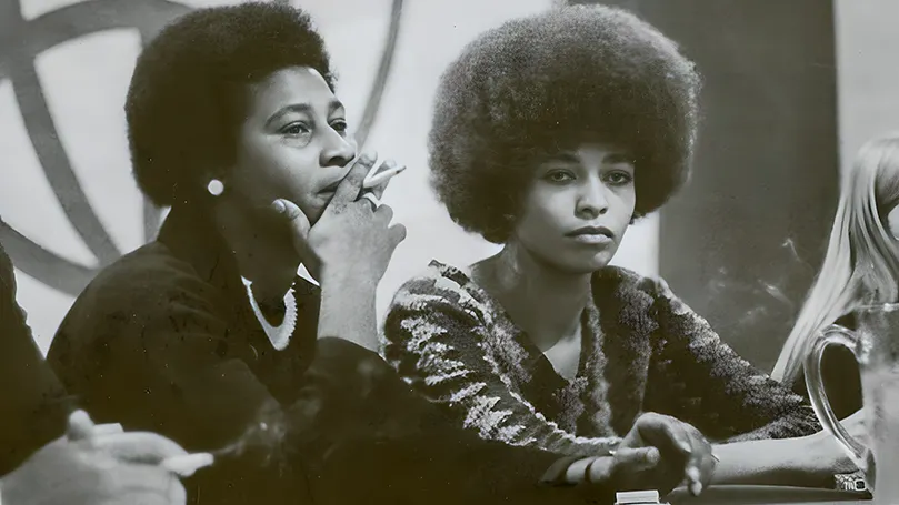 Angela Davis & Charlene Mitchell