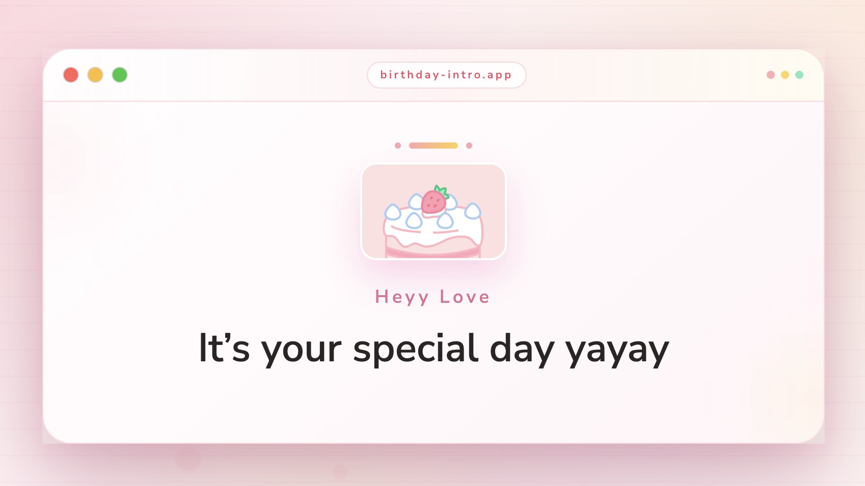 Birthday Wish 01 template preview