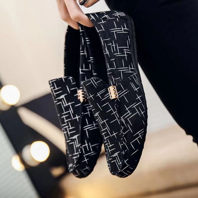 Men's Shoes Loafers Slip-Ons Fashion Sneakers Casual Sports Shoes Canvas Shoes - Black