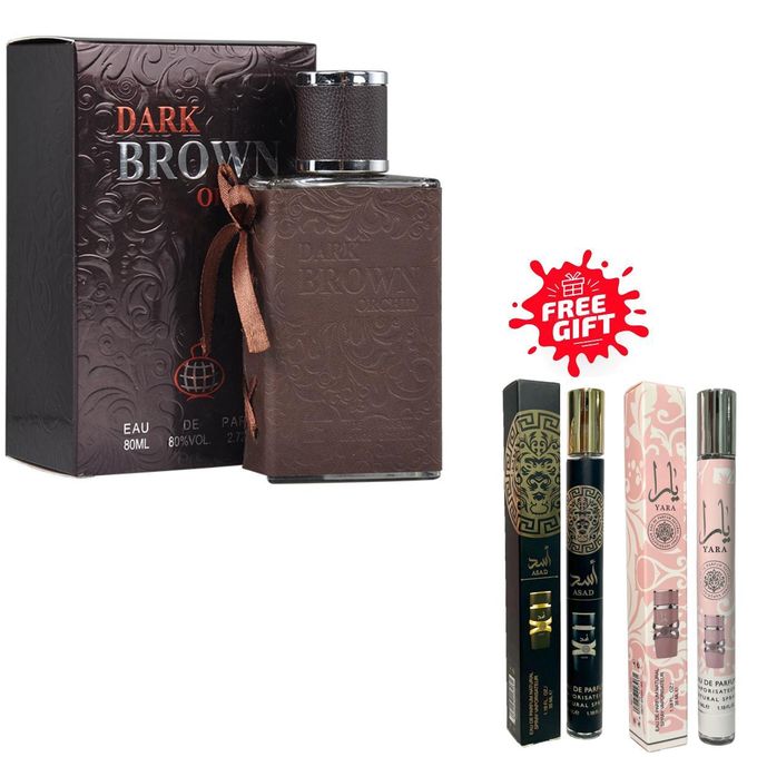 Onlyou Brown Orchid Eau de Parfum Spray - 80ml + Free Parfum