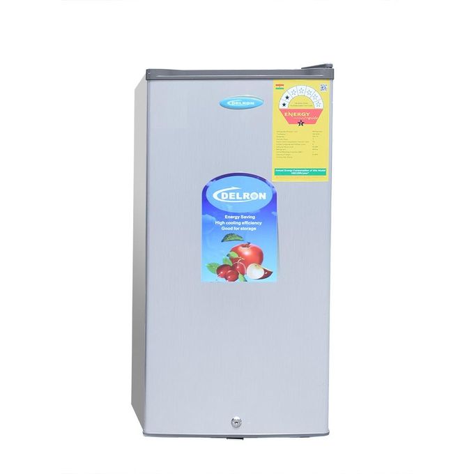 Delron DTF-73 Table Top Refrigerator Single Door - 73 Liters - Silver