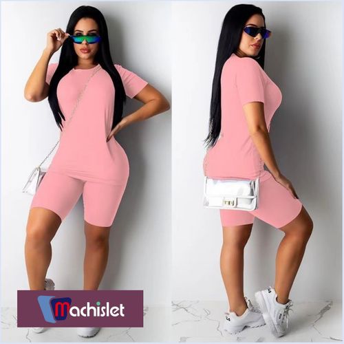 Machislet Summer new fashion casual wear yoga wear sportswear bike wear. Top + Pants