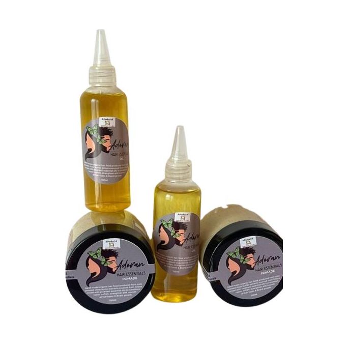 Adoran Hair, Beard Essential Oil And Pomade Combo Set