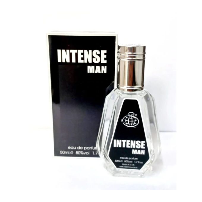     Fragrance World Intense Man Eau de Parfum Spray - 50ml - Black