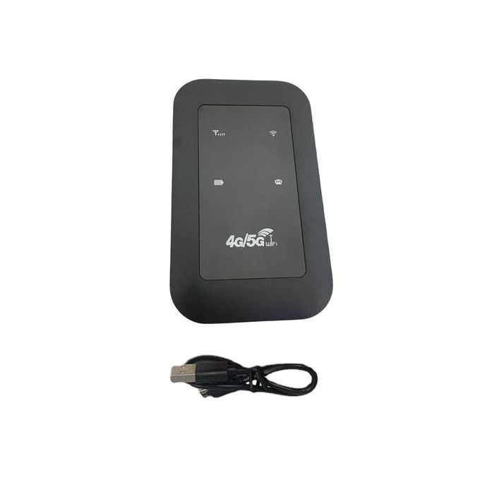 4G Mifi LTE Mobile WiFi 150Mbps 2100mAh Battery - Black
