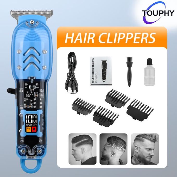 TOUPHY Rechargeable Hair Clipper/Hair Trimmer/Shaving Machine-Blue
