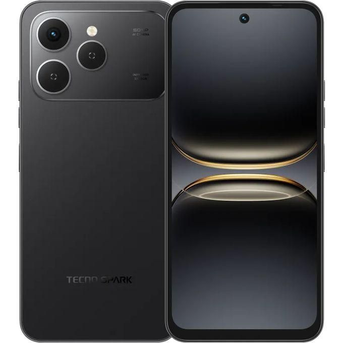 TECNO Spark 40 - 128GB + 4GB RAM - 50MP Rear/50MP Front - 5200mAh - Ink Black - 13 Months Warranty