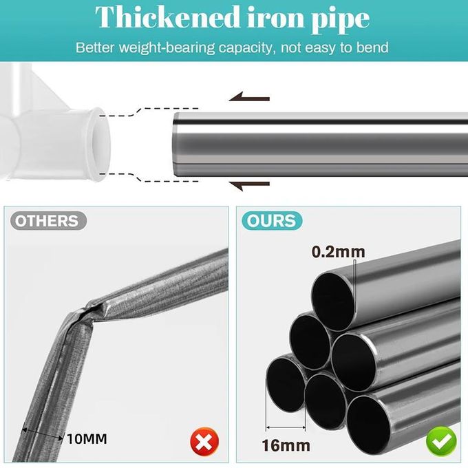 CYFAZA Portable Closet Storage Organizer Clothes Mobile Wardrobe Shoe Clothing Rack Shelf Dustproof Non-Woven Fabric, Easy to Assemble