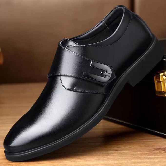 Men's Slip-Ons Leather Shoes Lace-up Formal Business Casual Loafers Men's Leather Shoes