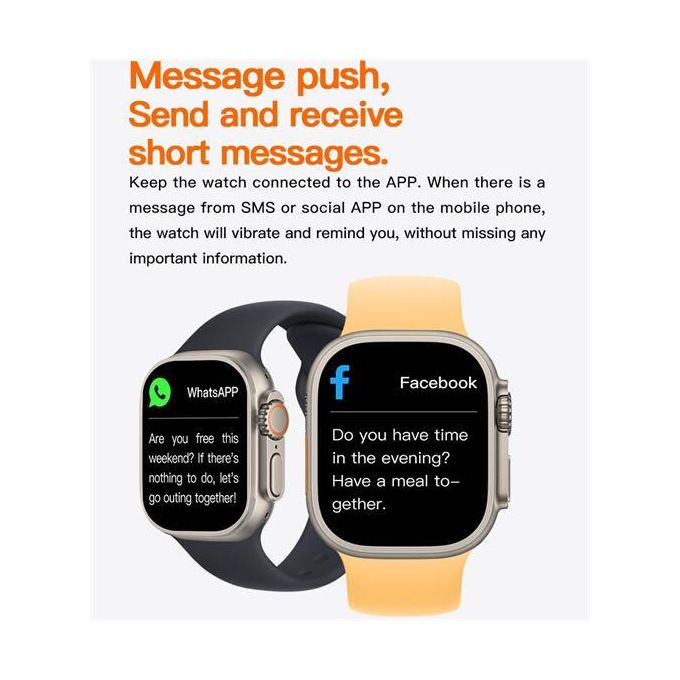 Smart Watch 7 In1 Bluetooth Call Wireless Charging Heart Rate Straps