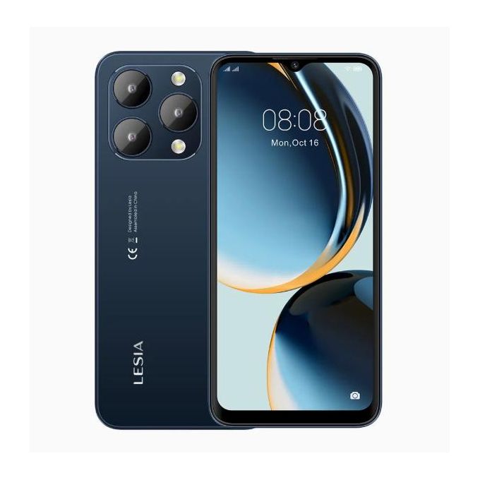 LESIA BRIGHT 3 - 4+4GB RAM - 64GB -Rear 13MP AF Front 5MP - Dark Blue