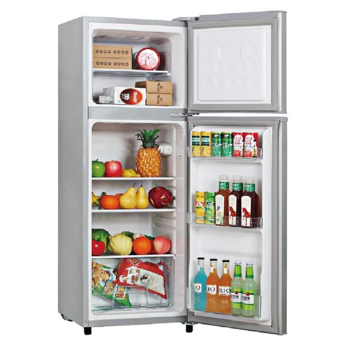 Nasco 135 Litres - NASF2-20S Double Door Refrigerator - Silver