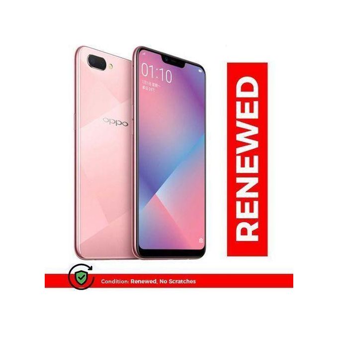 Renewed Oppo A3S 4GBRAM + 64GB ROM- 4G LTE Dual SIM- 6.2'' Display 4230 mAh- Face Unlock smartphone